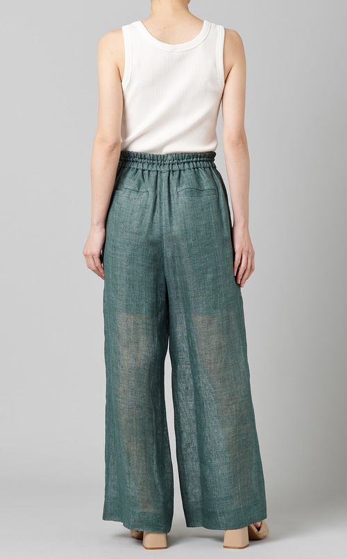 リネンイージーパンツ