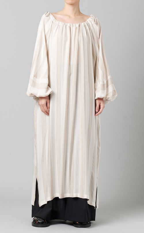 マルチストライプワンピース