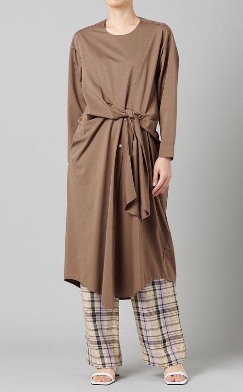 ウエストクロスワンピース