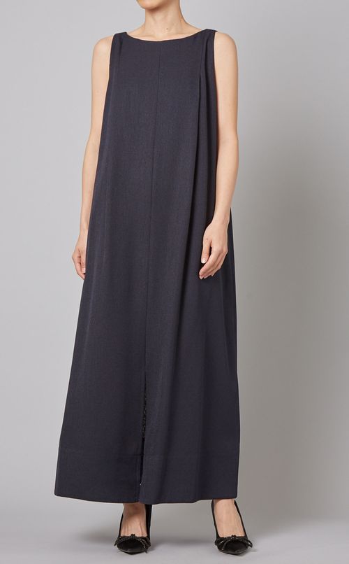 2wayロングフレアワンピース