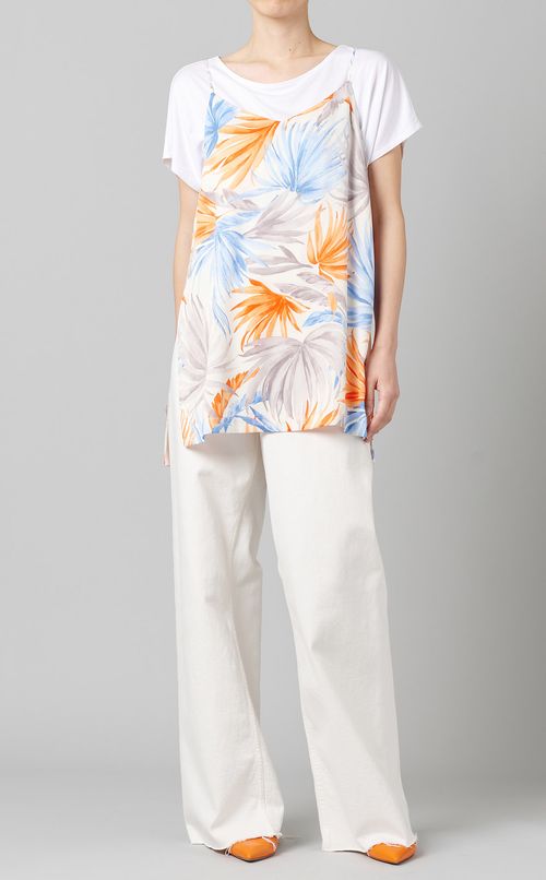 ボタニカルプリントキャミソール