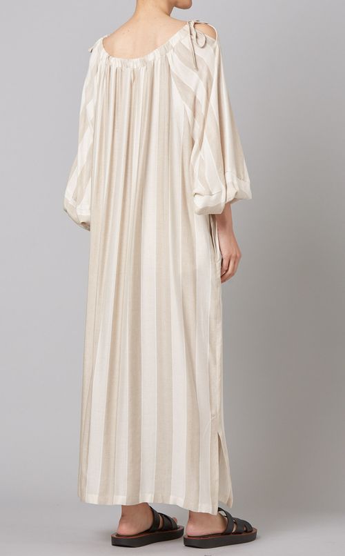 マルチストライプワンピース