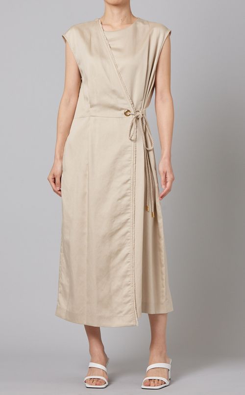 カシュクールデザインワンピース