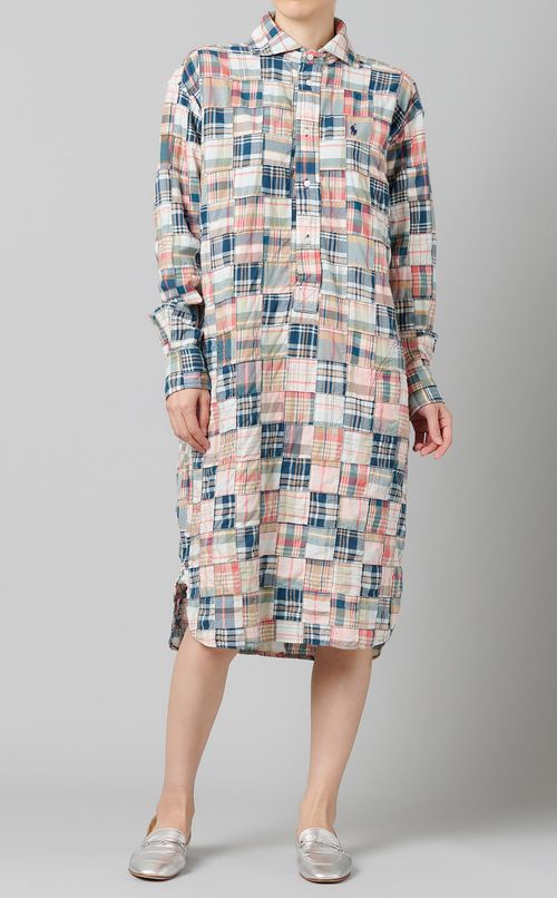 マルチパッチワークシャツ