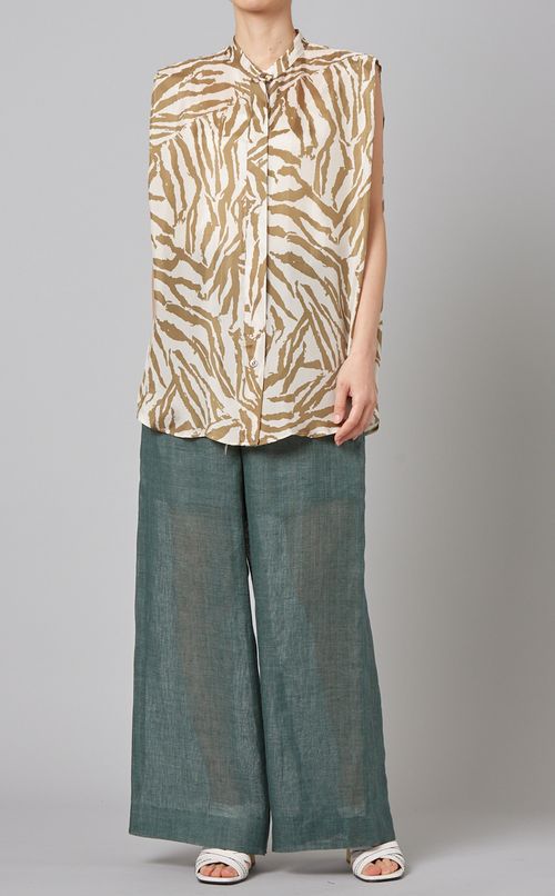 リネンイージーパンツ