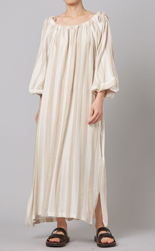 マルチストライプワンピース