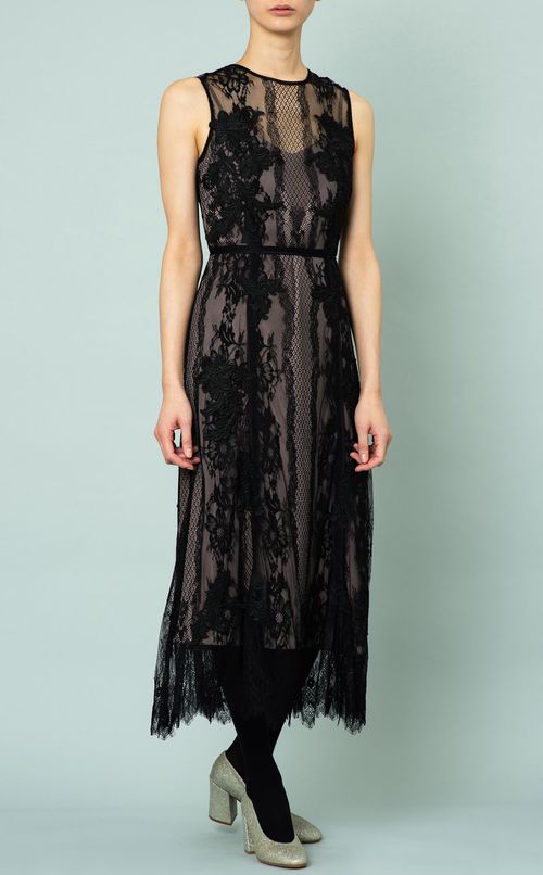 レースモチーフワンピース