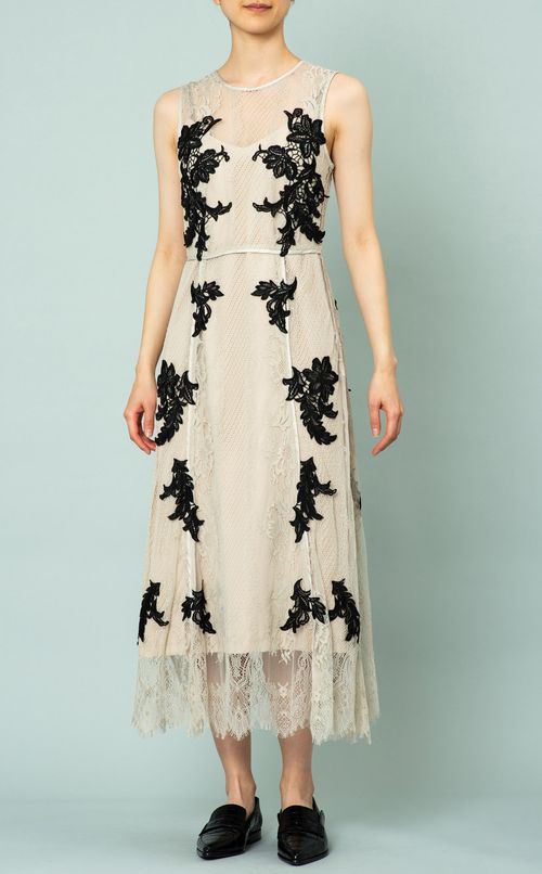 レースモチーフワンピース