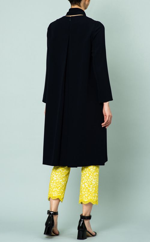 レースバイカラーイージーパンツ