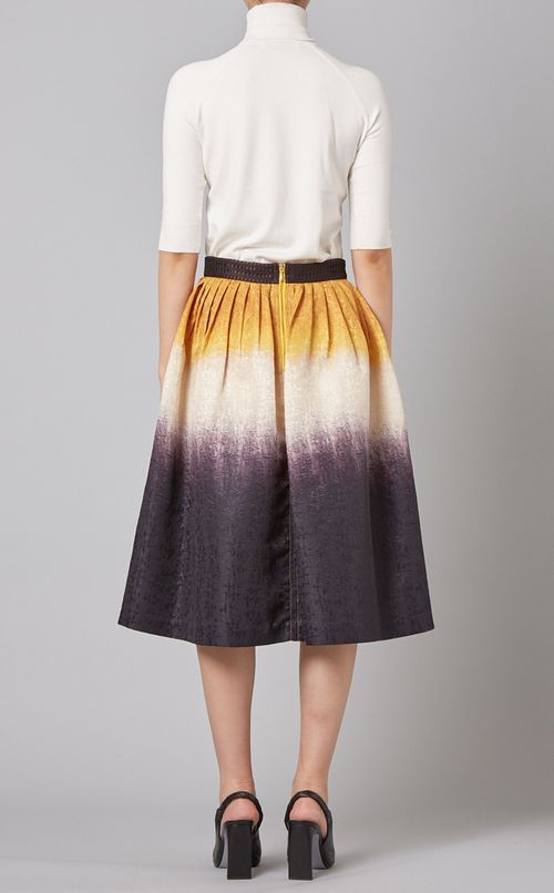 グラデーションプリントスカート