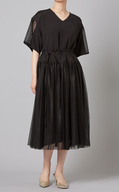 オーバースカート付ワンピース