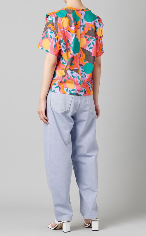 マルチプリントカットソー