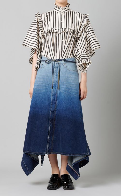 2wayデザインデニムスカート