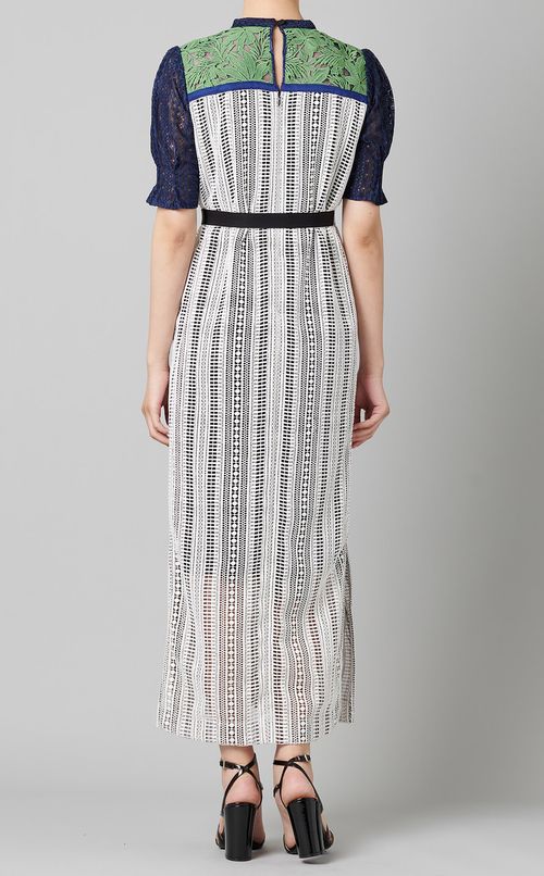 ベルト付切替レースワンピース