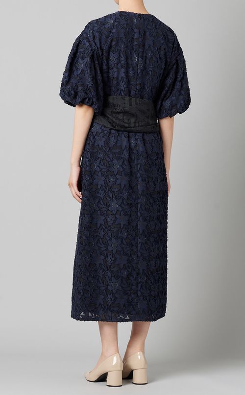 フラワーモチーフカシュクールワンピース