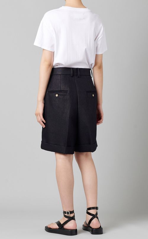 リネンショートパンツ