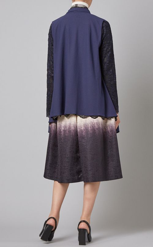 レースデザインカーディガン