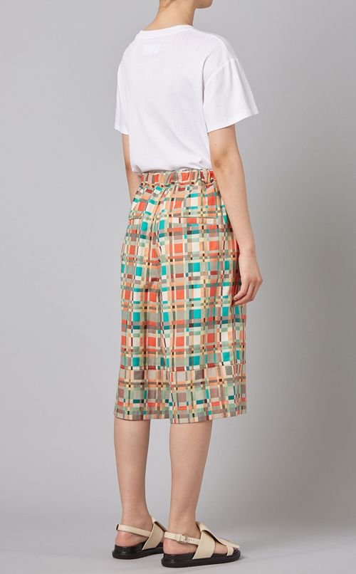 ダブルジャガードチェックパンツ