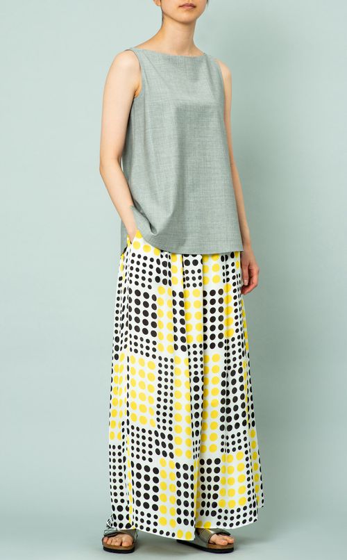 ドットフレアイージーパンツ