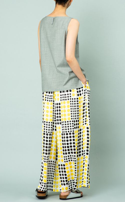 ドットフレアイージーパンツ