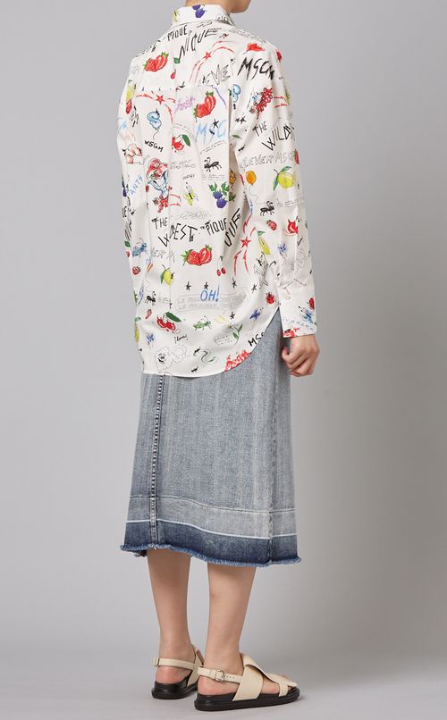 マルチプリントシャツ
