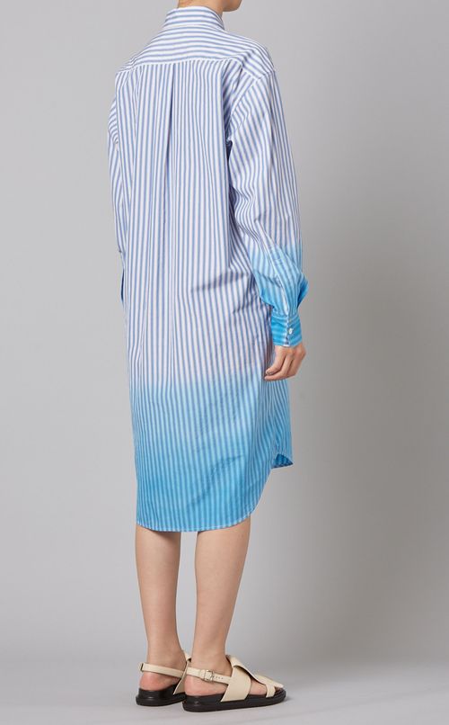 ストライプグラデーションワンピース