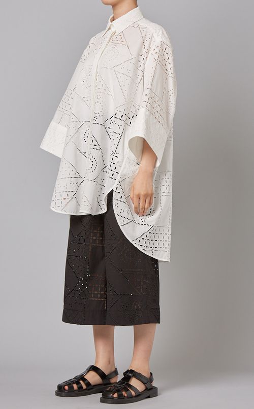 カットレースワイドパンツ