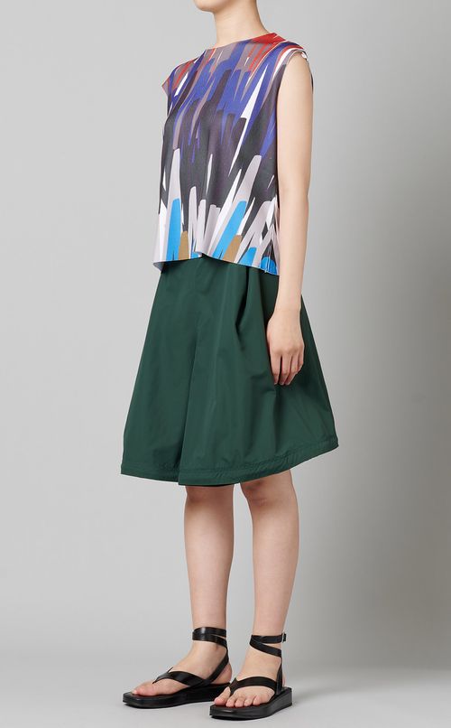 リブクルーネックプルオーバー