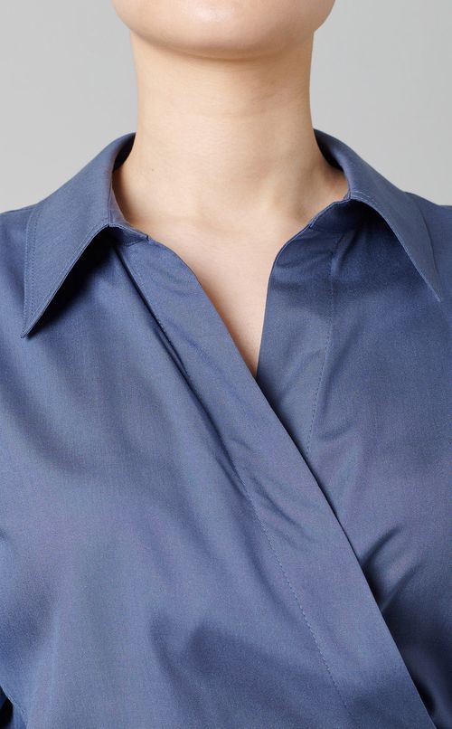 ラップロングシャツワンピース