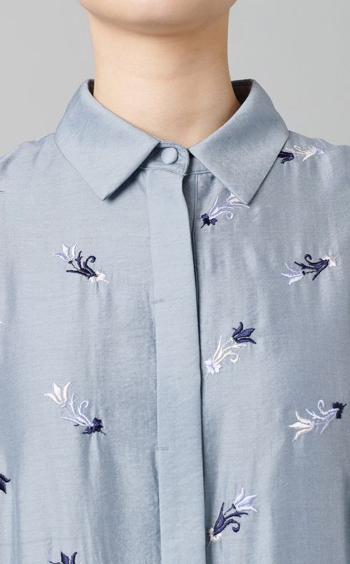 エンブロイダリーティアードワンピース