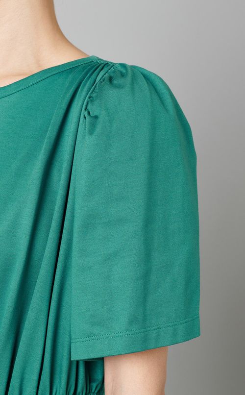 アシンメトリーギャザーワンピース