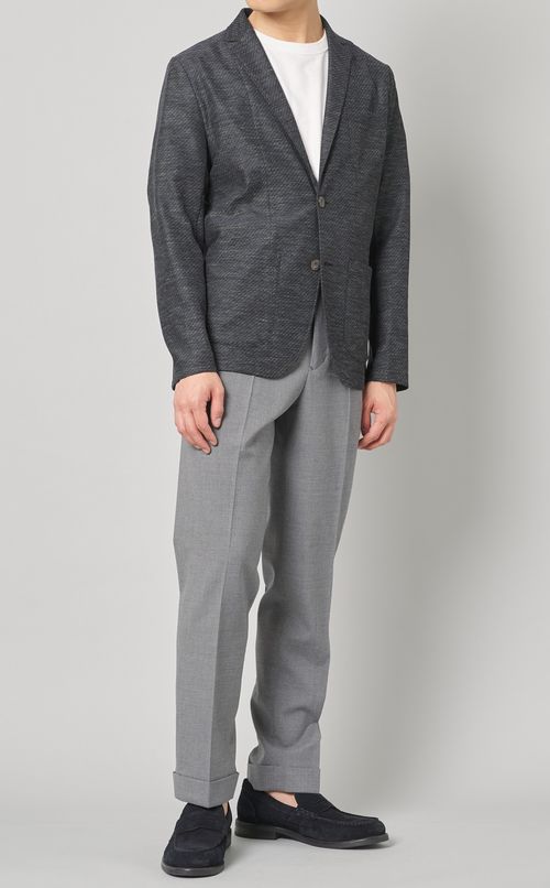 リネンミックスジャケット