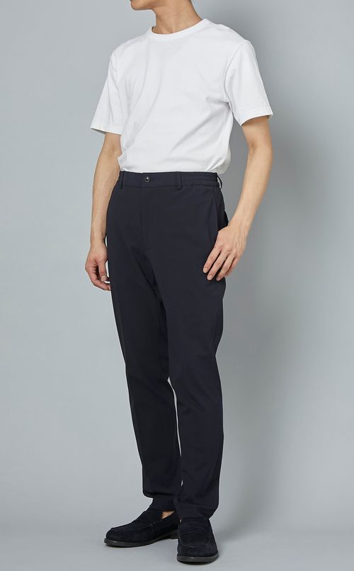 シアサッカーストレッチパンツ