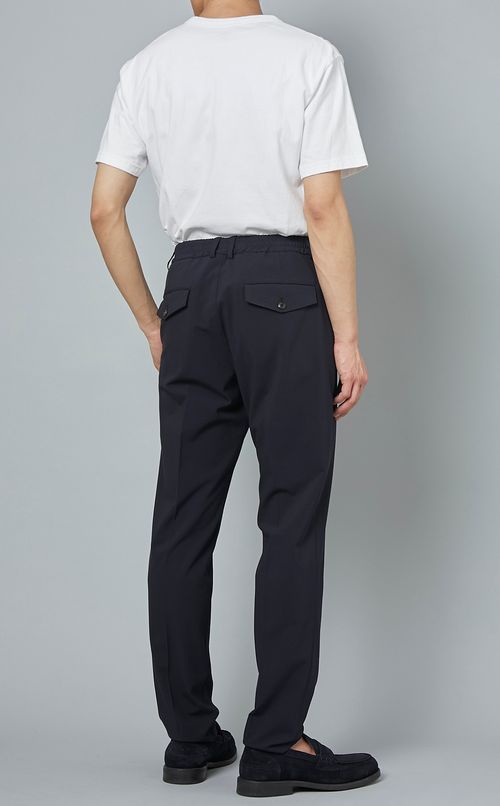 シアサッカーストレッチパンツ