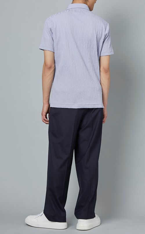 ワッシャージャカードポロシャツ