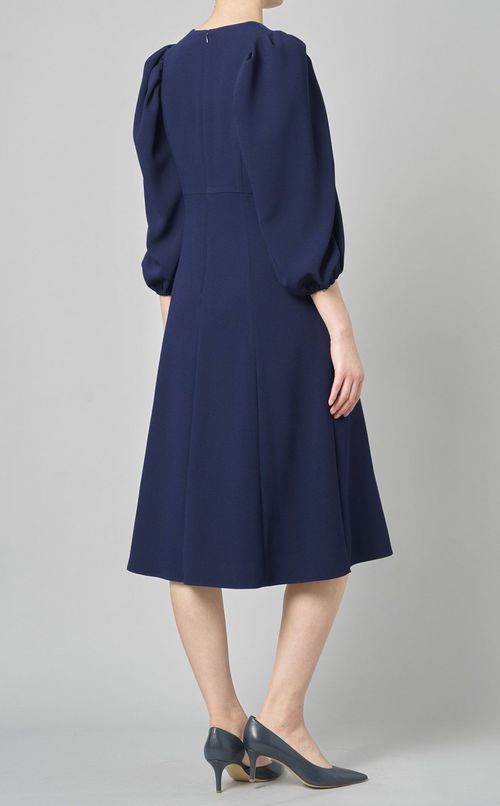 パール付バルーンスリーブワンピース