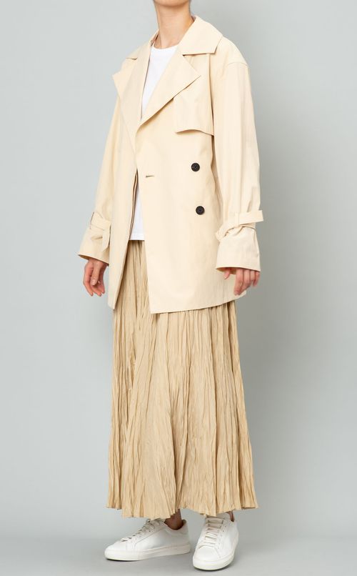 ショートトレンチジャケット