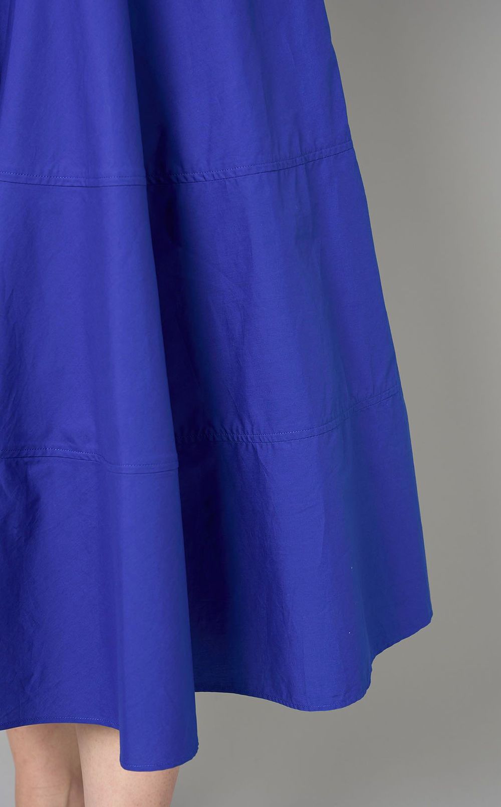 コットン長袖ロングシャツワンピース