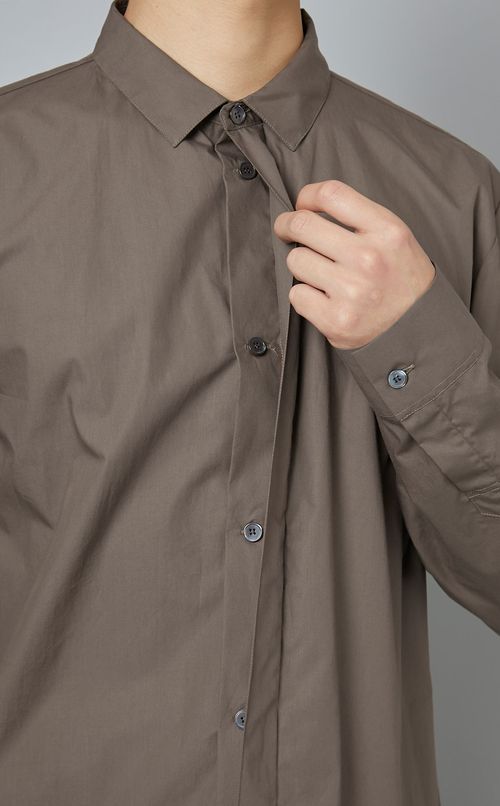 コットンドレスシャツ