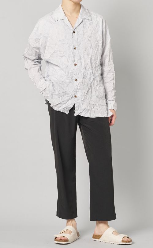 リンクルロングスリーブシャツ