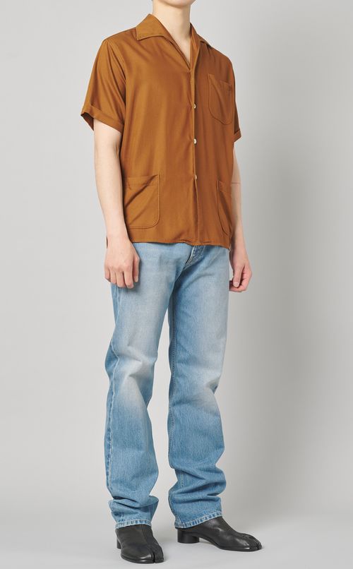 ライトダメージストレートデニムパンツ