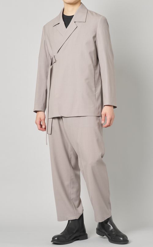 トロピカルウールベルテッドジャケット