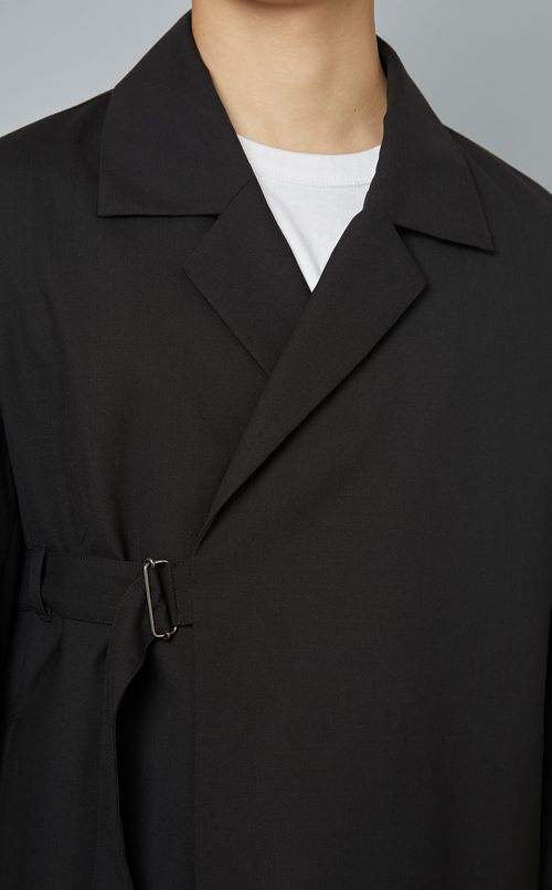 トロピカルウールベルテッドジャケット