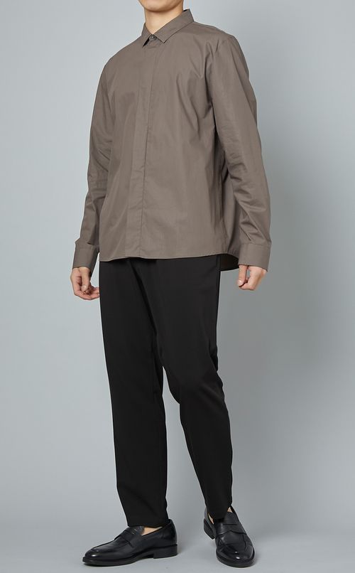 コットンドレスシャツ