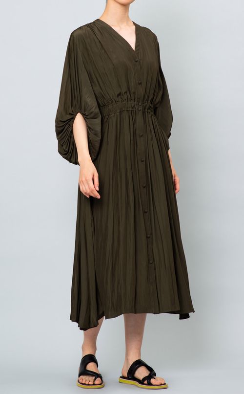 フロントギャザーワンピース