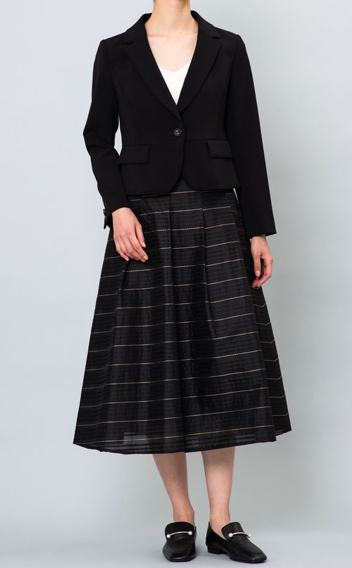 タックボーダーミディスカート