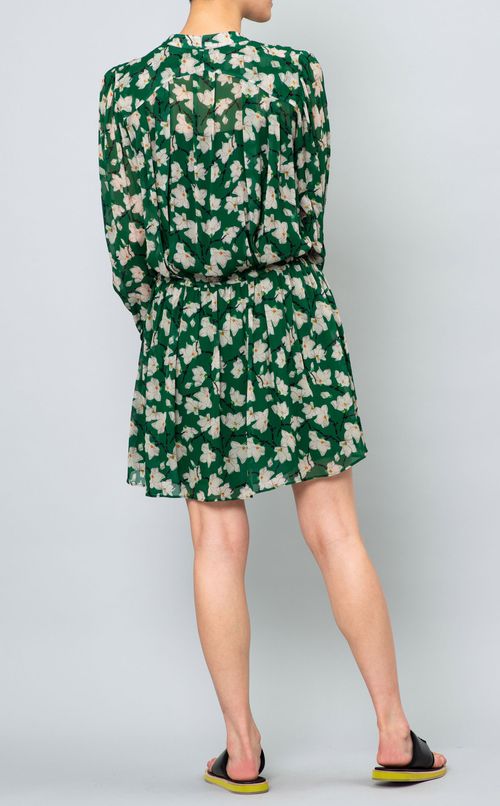 フラワープリントミニワンピース