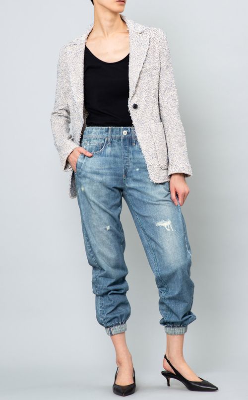 メランジ調テーラードジャケット