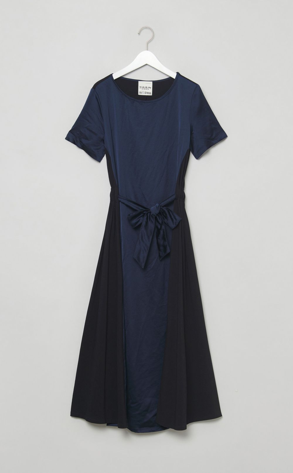 【reADdress】ベルト付ジャージーワンピース