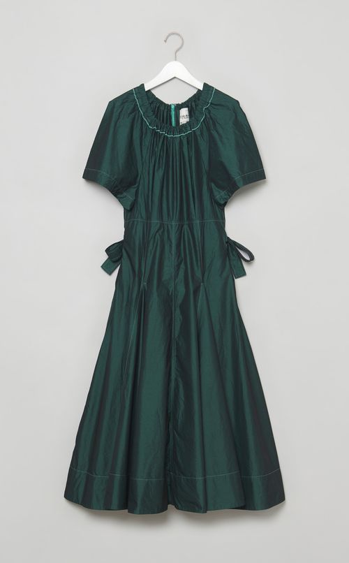 【reADdress】コットンポプリンショートスリーブドレス